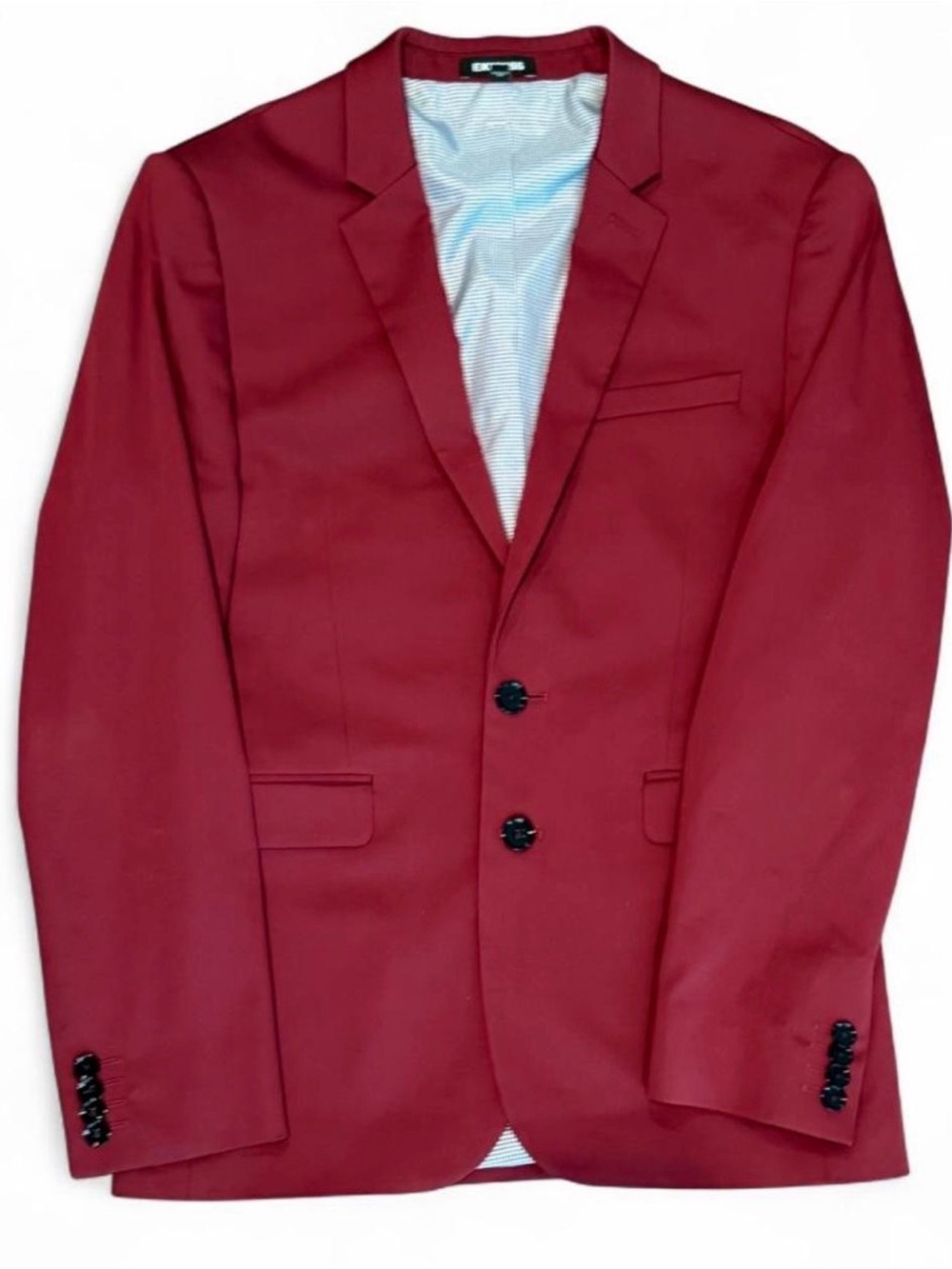 Express Men's Burgundy Sport Coat Blazer